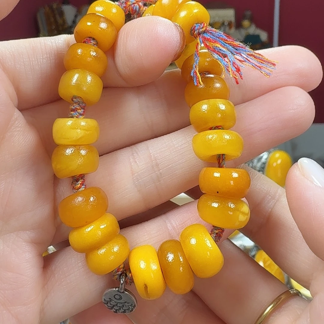 手链蜜蜡未镶嵌手串