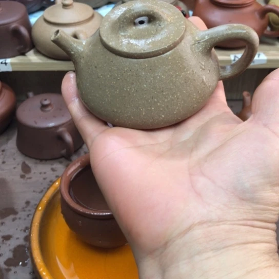 紫砂茶壶雪花段泥子冶130豪升左右