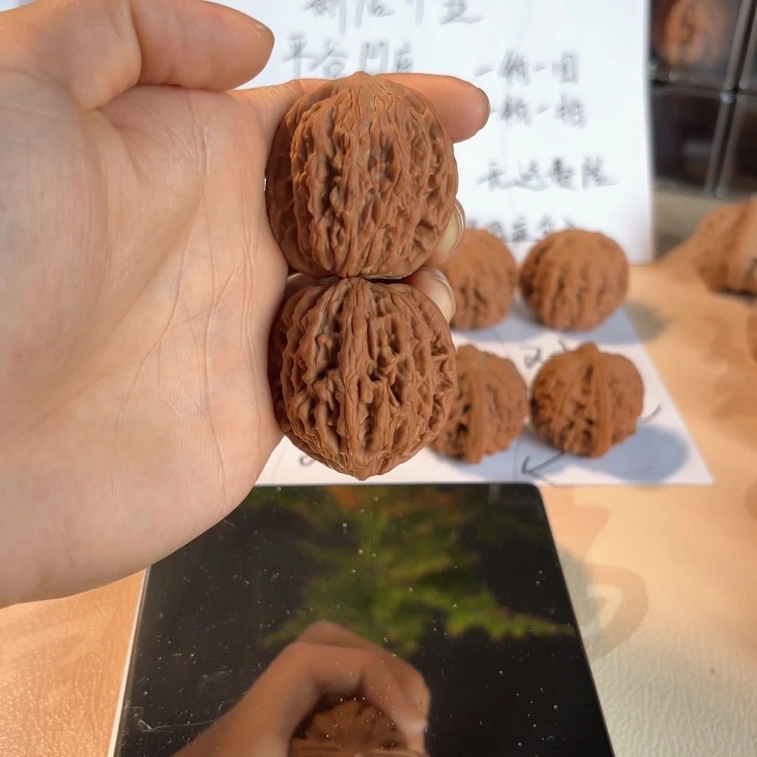 吊坠文玩核桃麦穗虎头文玩