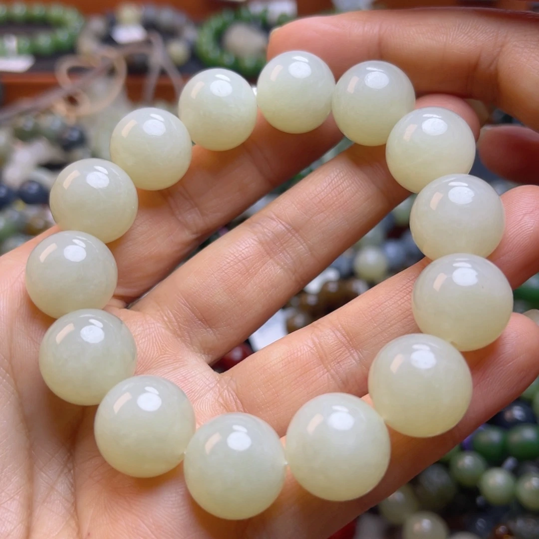 和田玉未镶嵌手链