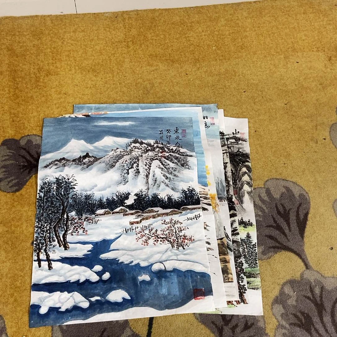 国画K**j45/68赵冬梅手绘花心