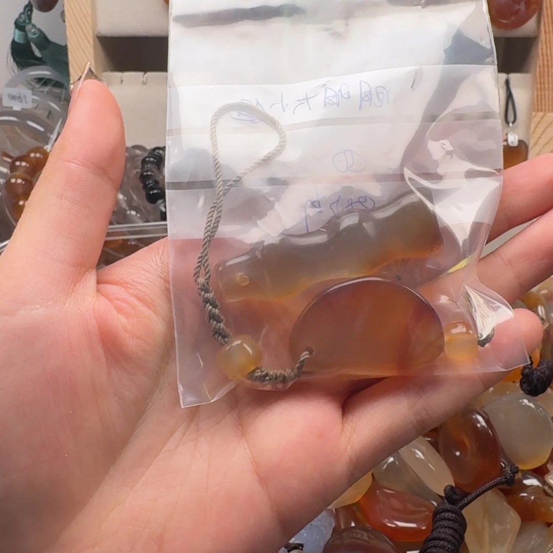 明***姐玛瑙/玉髓合金手链8002