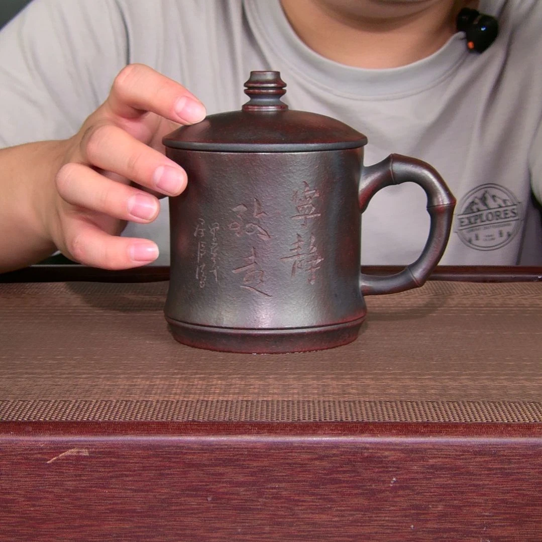 茶杯紫砂高货放漏