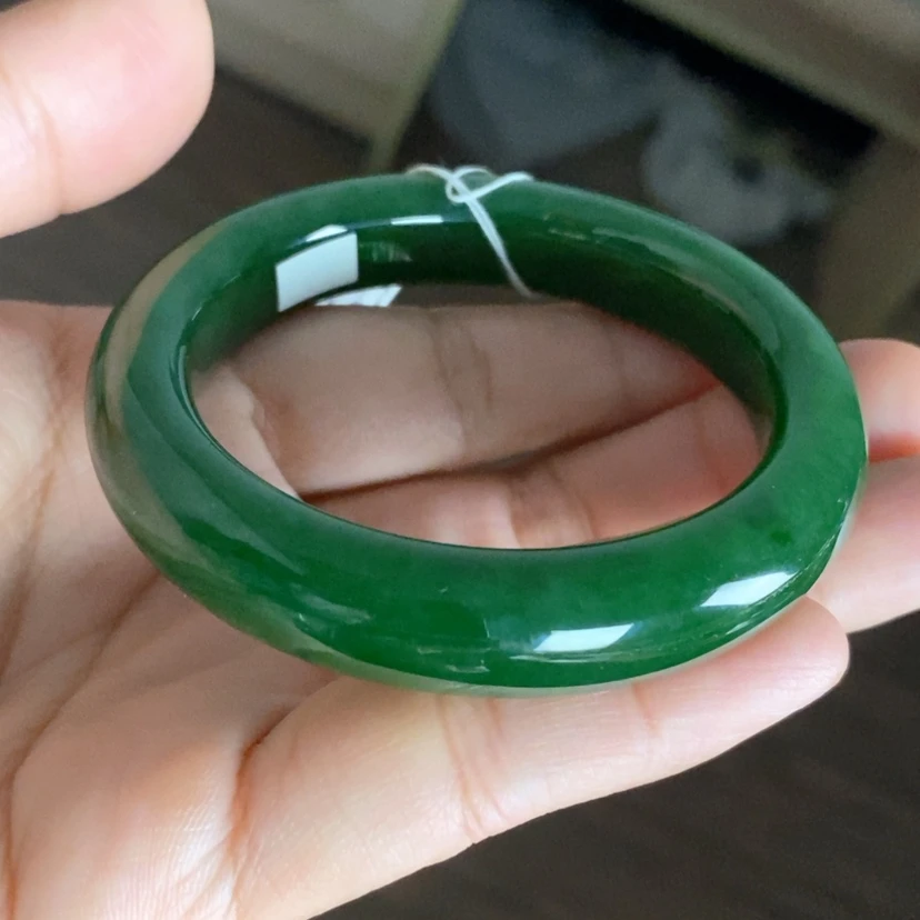 【闪购商品】未镶嵌手镯和田玉（碧玉）