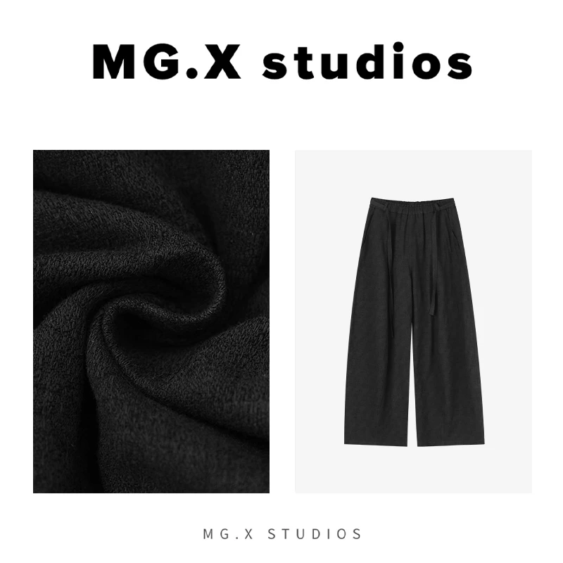 【心心】MGX 纯色系舒适黑色系休闲裤DPMO5E067