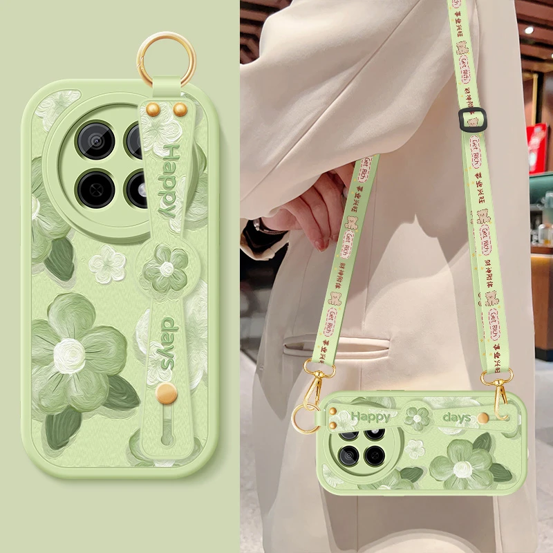 适用oppoa5pro手机壳新款a5pro斜挎腕带OPPO全包防摔硅胶软壳女款