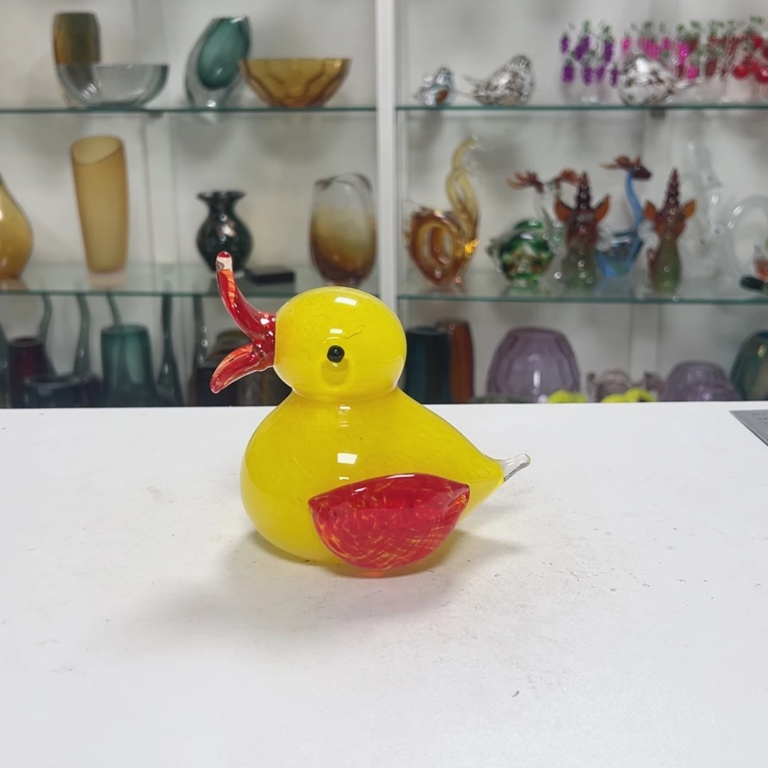 幻彩琉璃花器纯手工制作高度 12