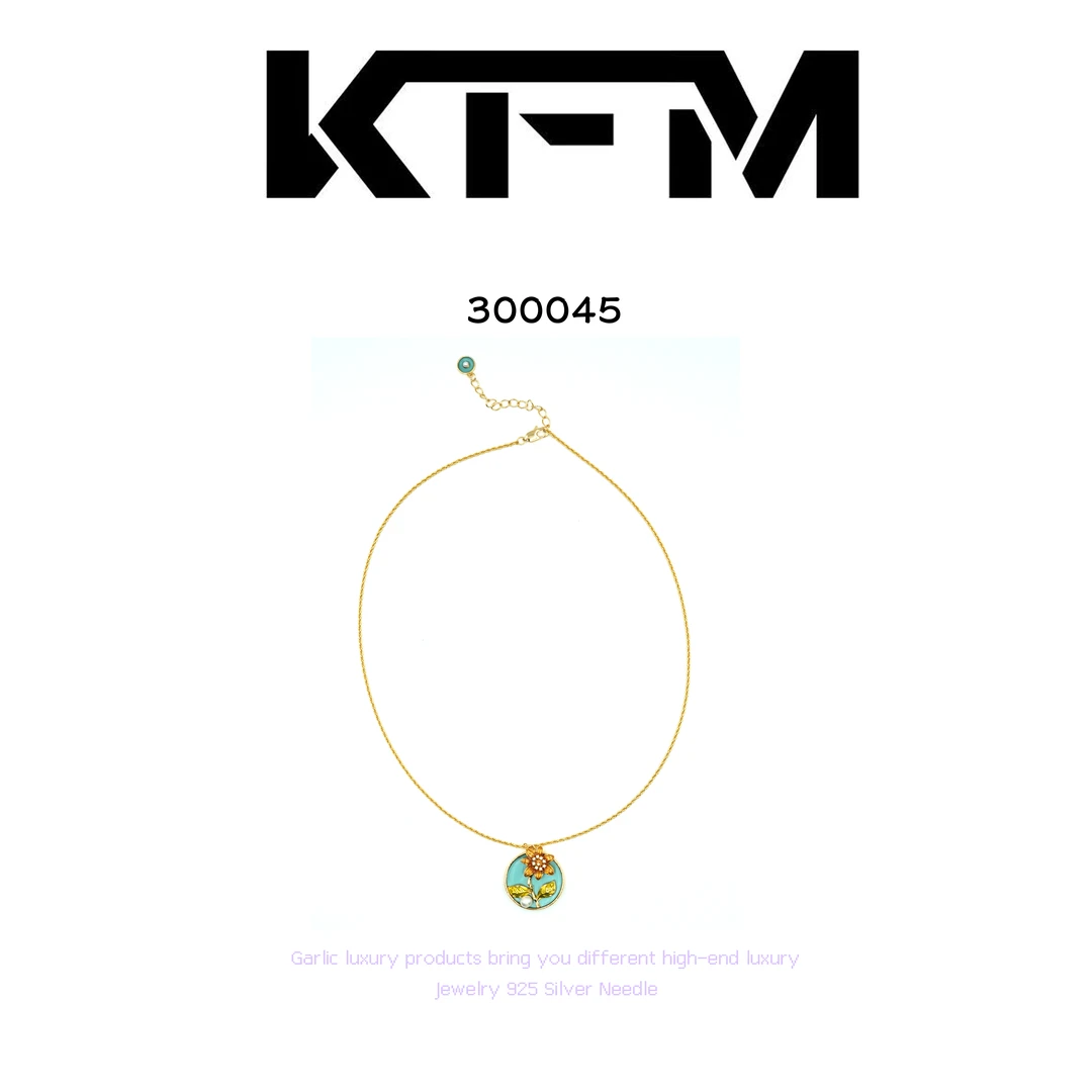镀K金  KFM项链~300045 X