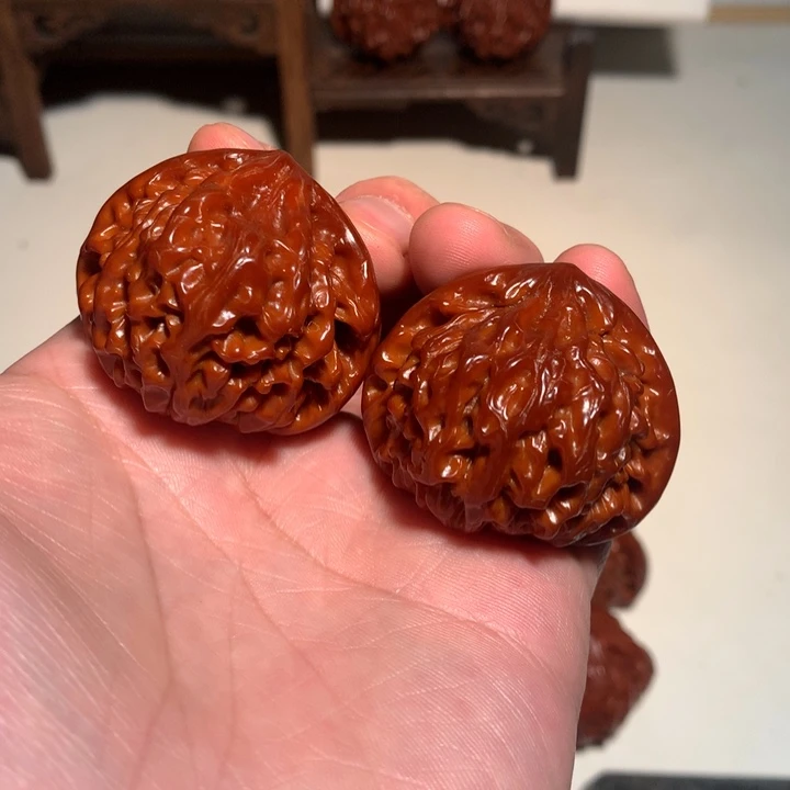 爱***鱼猴头核桃吊坠龙门涧16WCH#00#