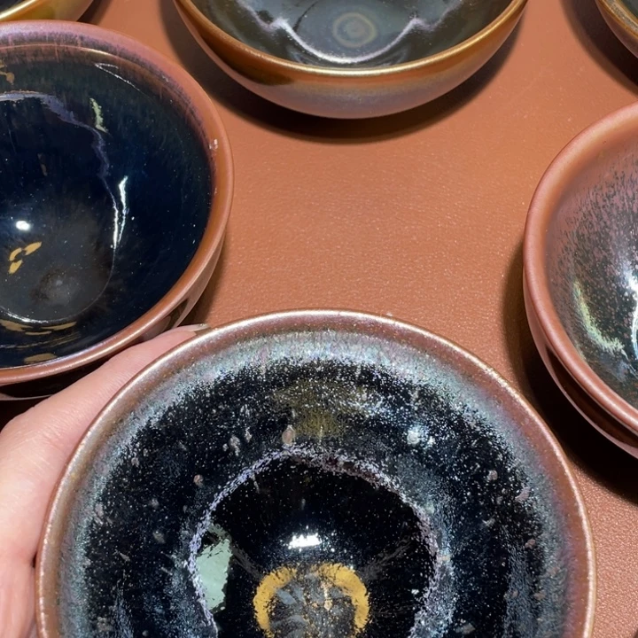 天***和茶盏纯手工建盏柴烧96