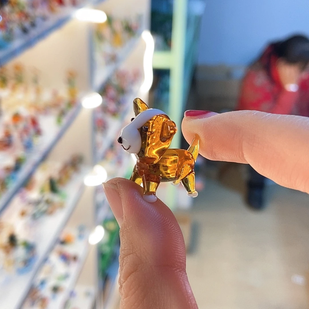 琉璃手工艺品柯基