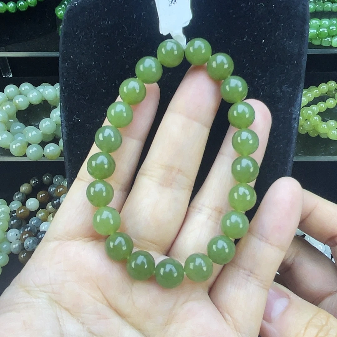 和田玉未镶嵌手链5