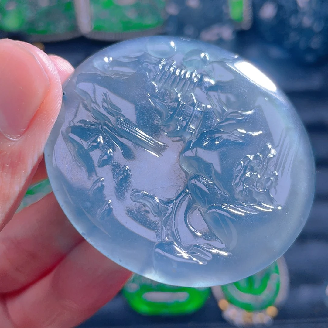 颈饰未镶嵌翡翠翡翠