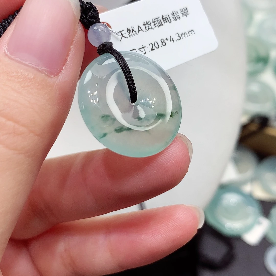 颈饰未镶嵌翡翠编号88，20.8/4.3