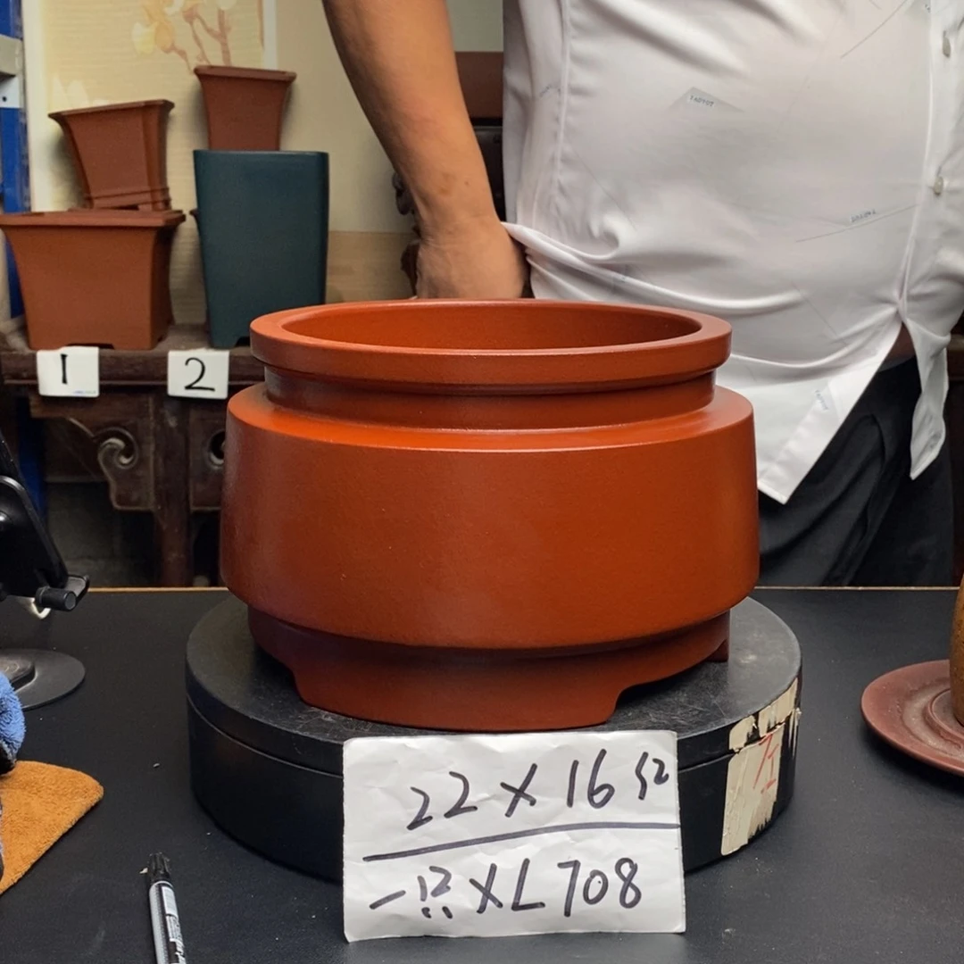 紫砂花盆货号一只XL708