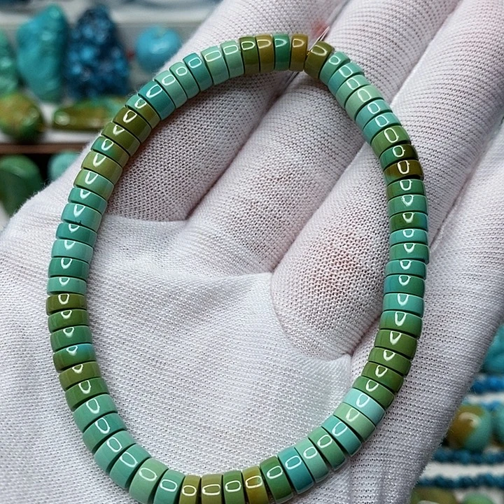 绿松石未镶嵌天然原矿 地大质检