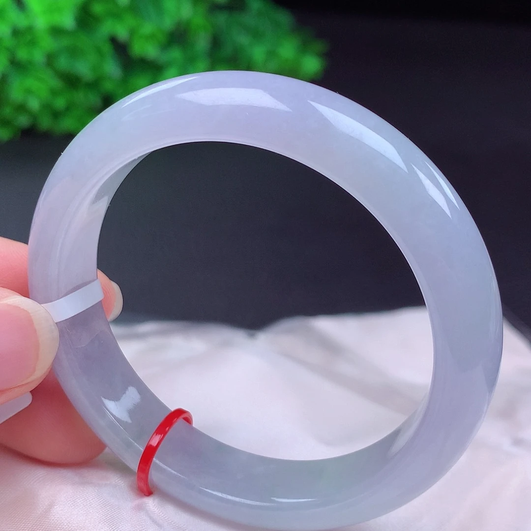 翡翠未镶嵌手镯53圈口437004