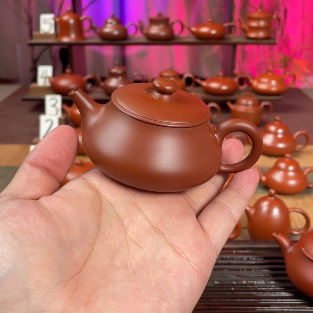 忠***于紫砂茶壶精工超薄汉瓦100cc