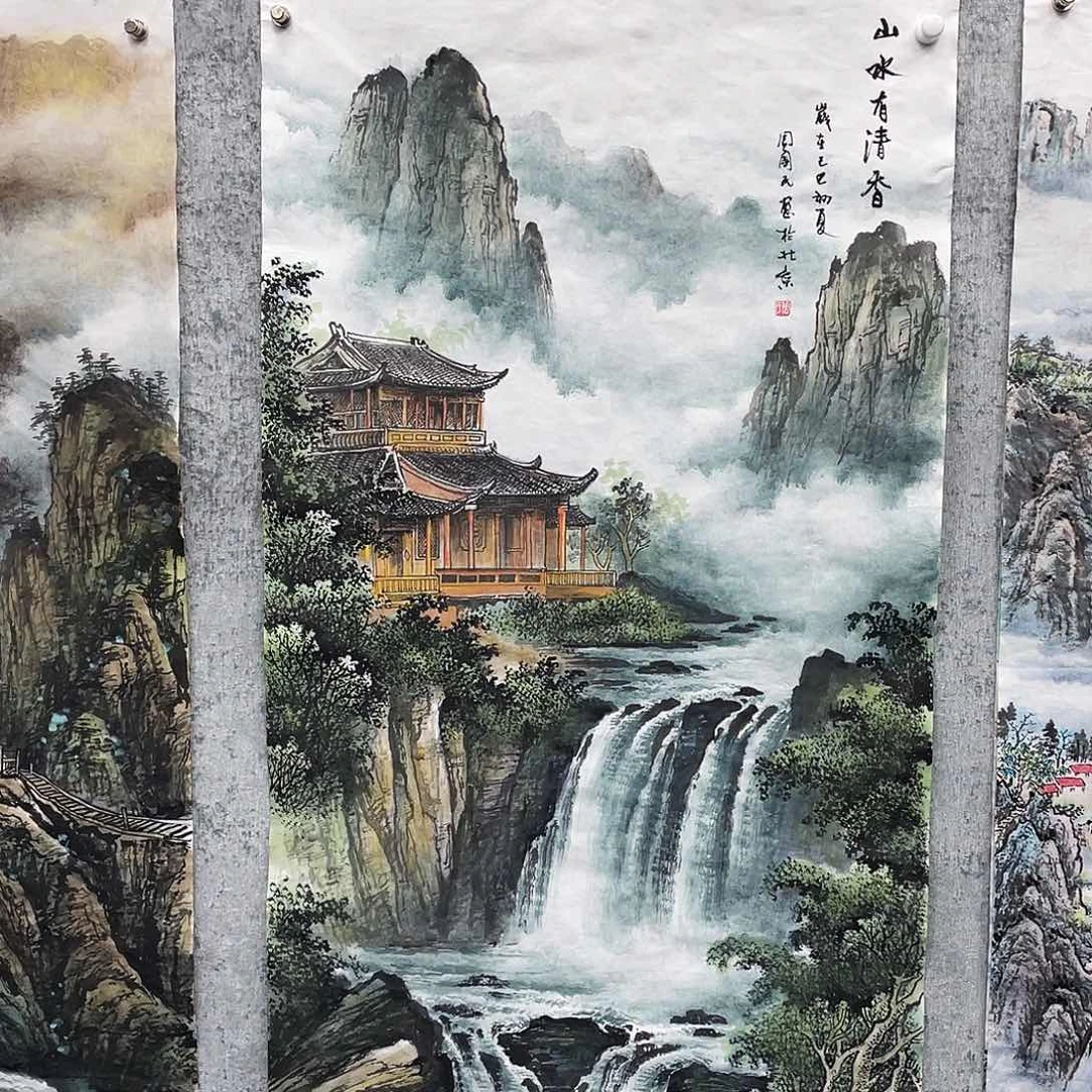 国画用****3绘画作品周国民画芯