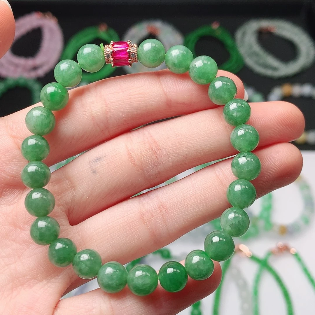 翡翠未镶嵌手链翡翠