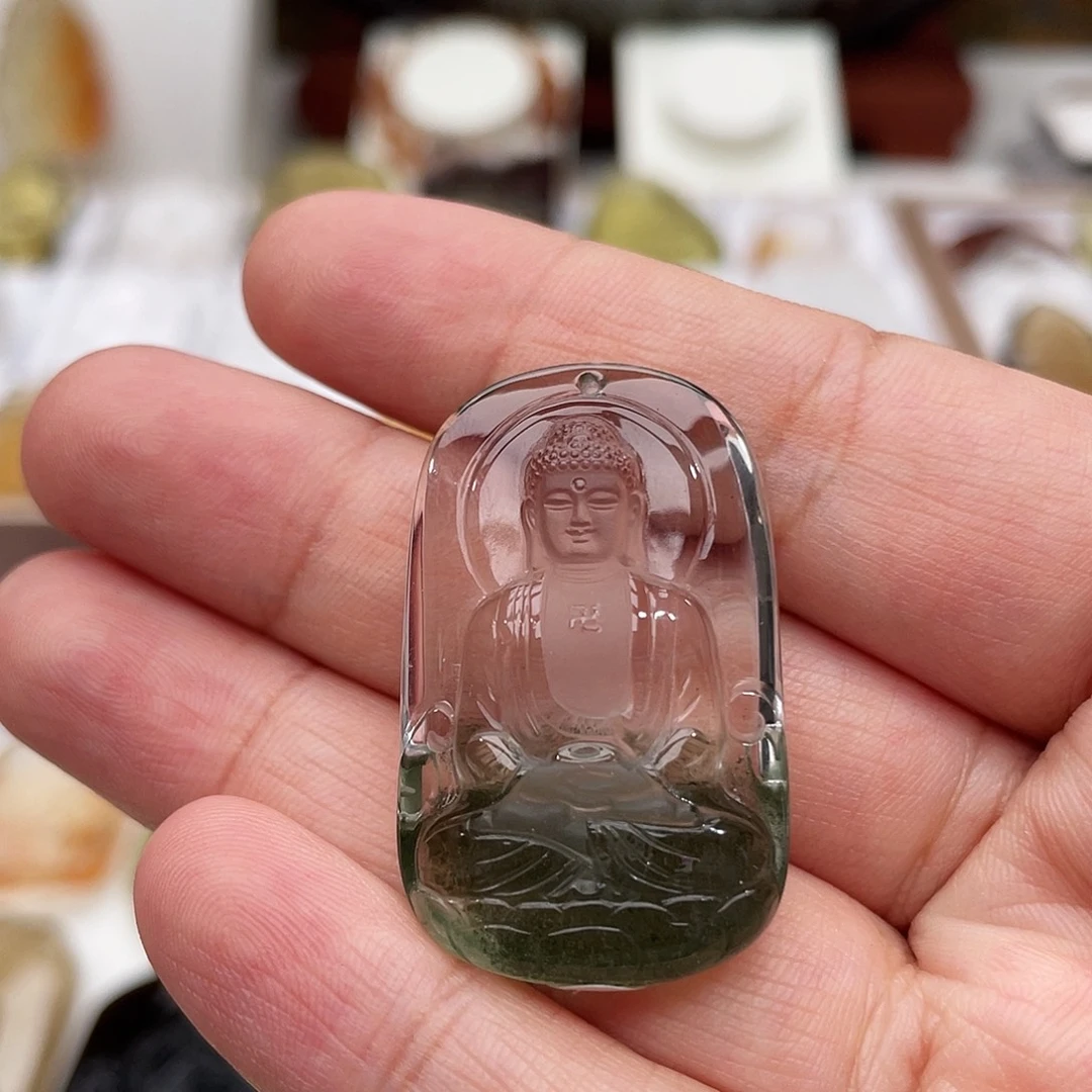 未镶嵌颈饰水晶定制