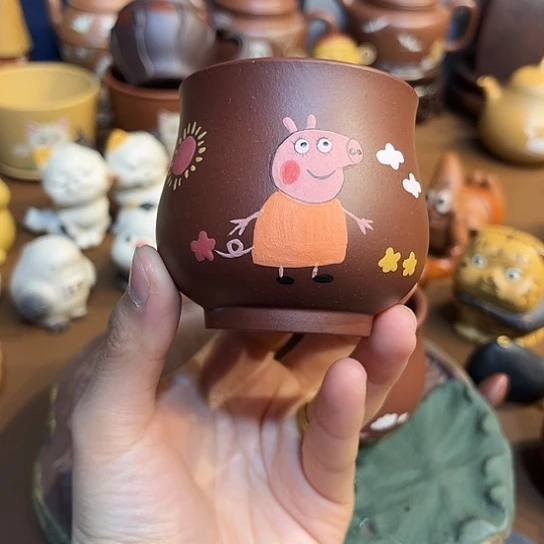 紫砂茶杯紫砂主人杯