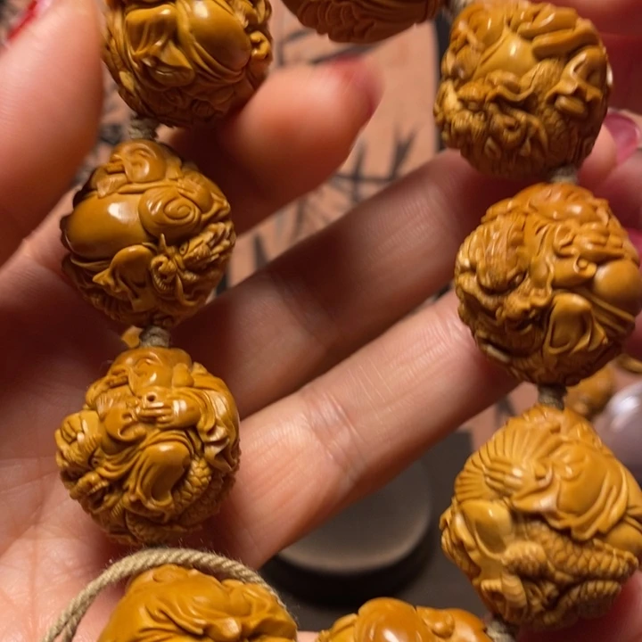 橄榄核手串/手链星**海大龙财