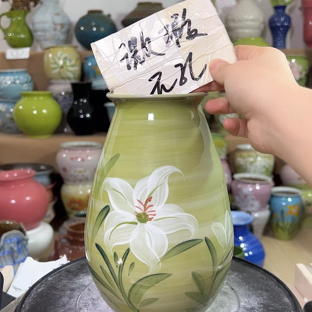 景德镇陶瓷花盆花器瑕258