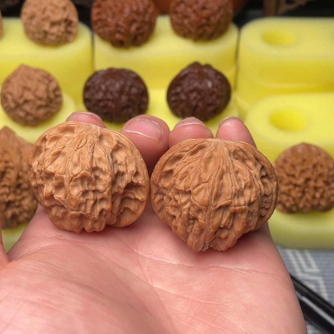 文玩核桃把件40全品磨盘编号816