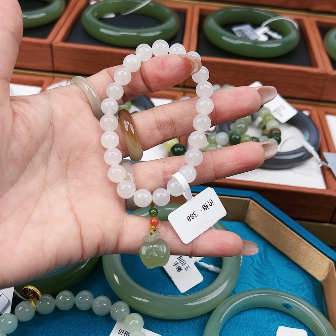 和田玉手链未镶嵌