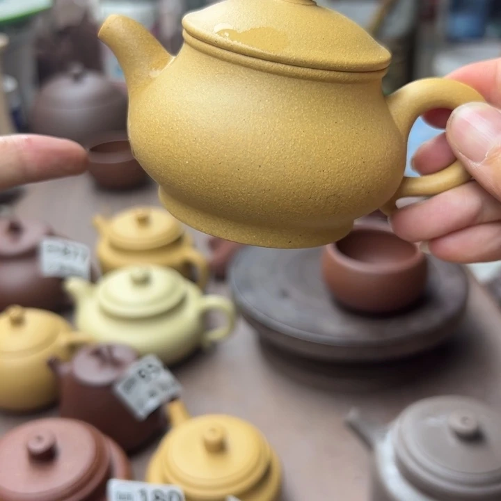 茶壶紫砂黄金段不挑125