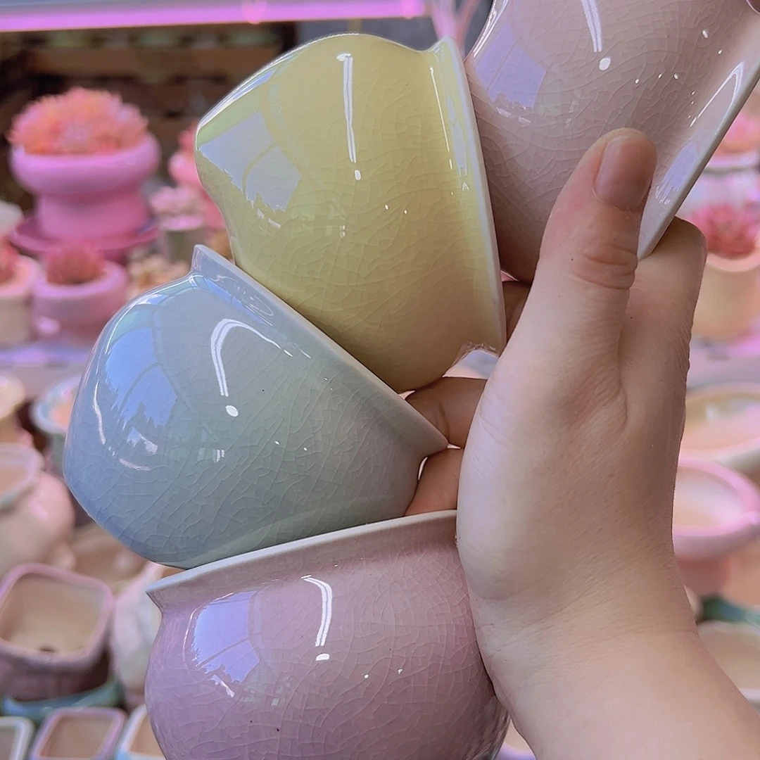 陶瓷花盆当场满12包邮