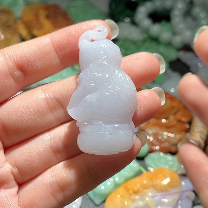 颈饰未镶嵌翡翠天