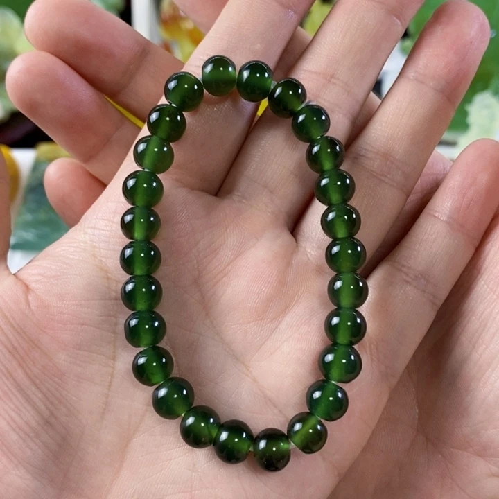 未镶嵌岫玉手串手链