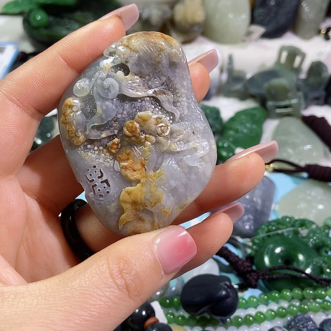 和田玉珠宝半成品未镶嵌*️