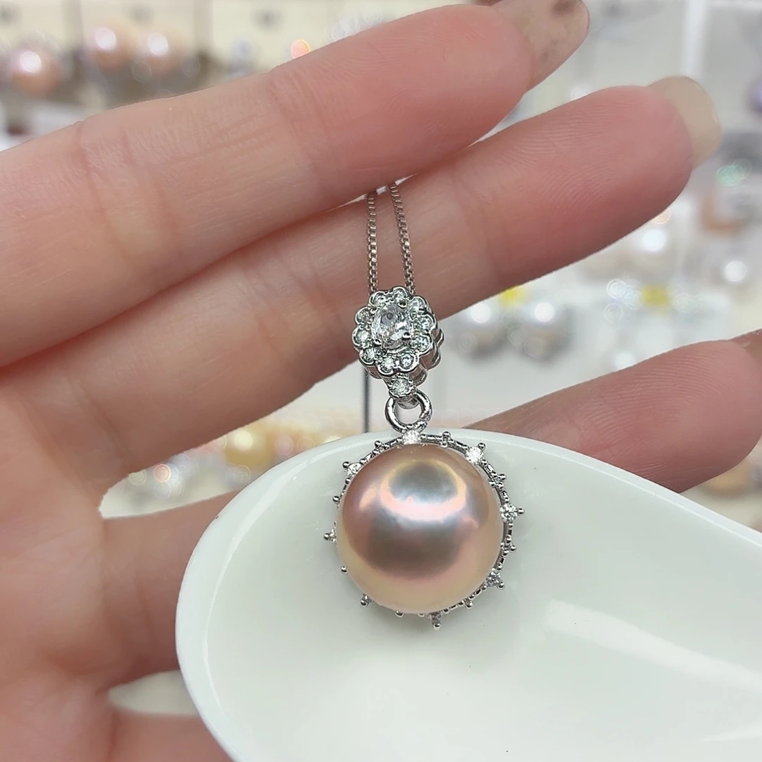 颈饰淡水珍珠合金