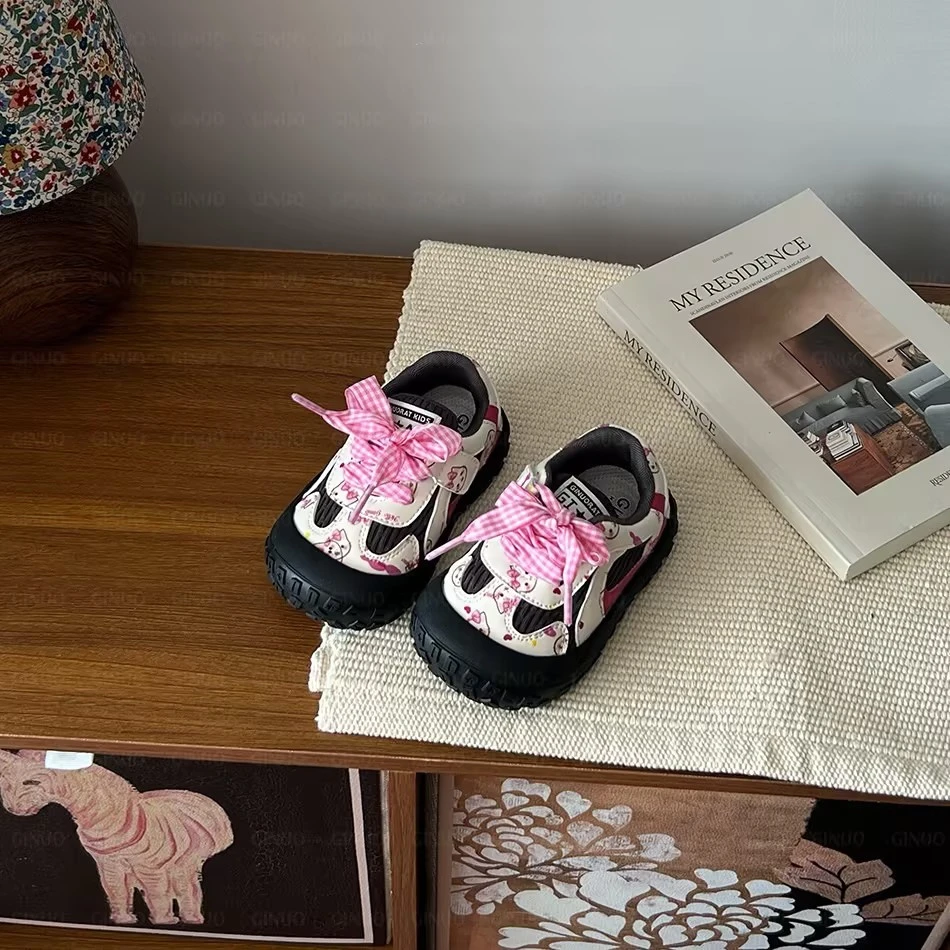 Gina秋季单鞋运动儿童男女童时尚秋季透气软底防滑小童0936