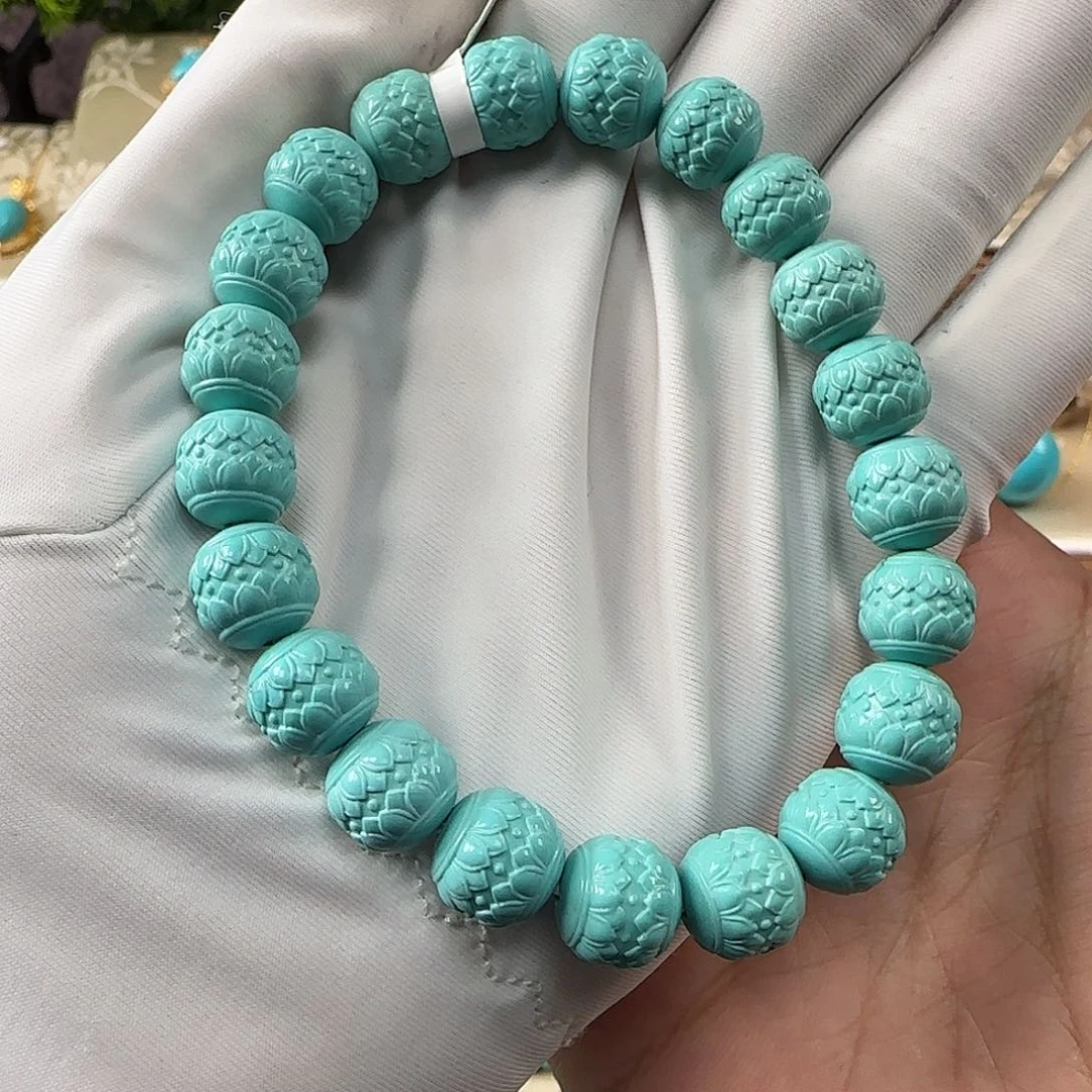 绿松石未镶嵌手串