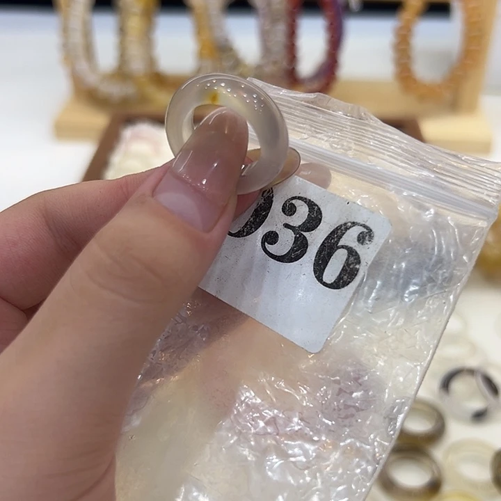 玛瑙/玉髓合金戒指36港10