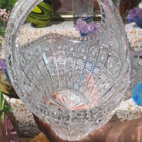 有机玻璃中古水晶花篮500pk