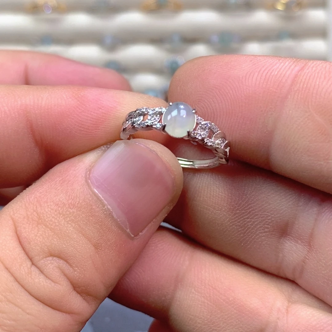 翡翠未镶嵌戒指翡翠