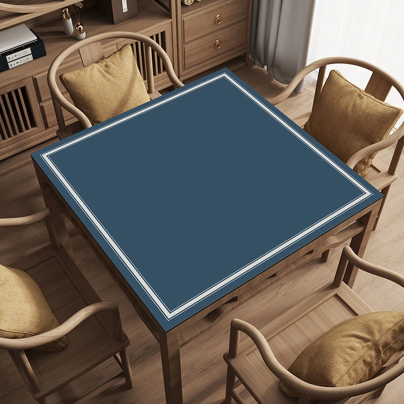 麻将桌垫硅藻泥加厚防滑消音正方形桌垫子免打理掼蛋扑克比赛桌垫