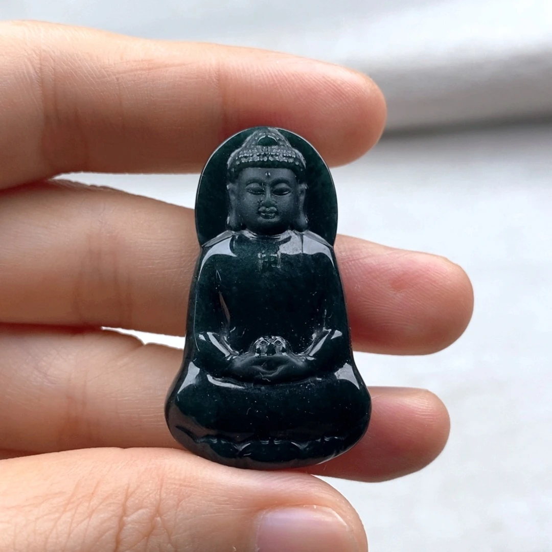 颈饰未镶嵌翡翠佛