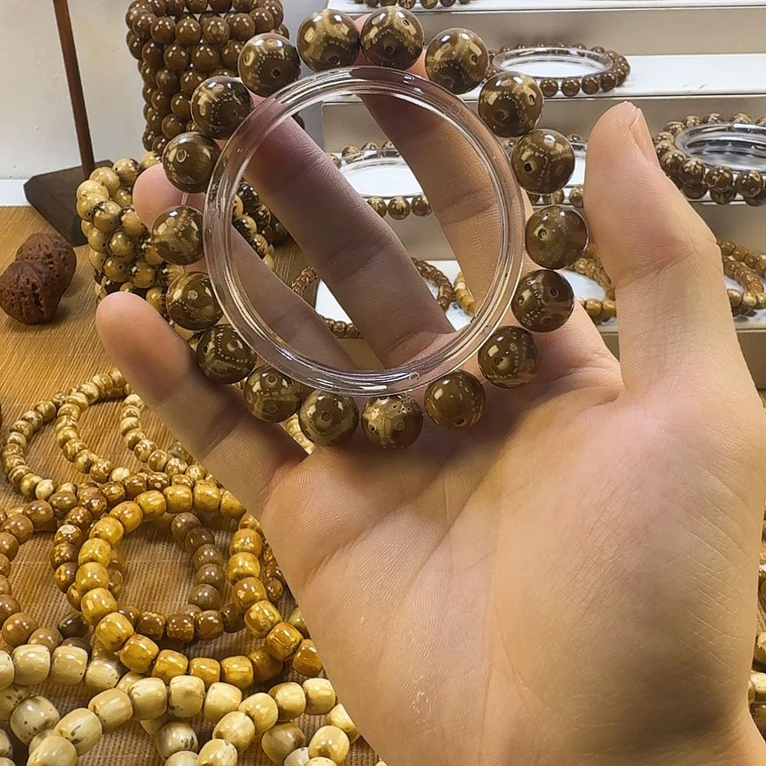 手串紫金鼠12mm紫金鼠熊猫圆珠
