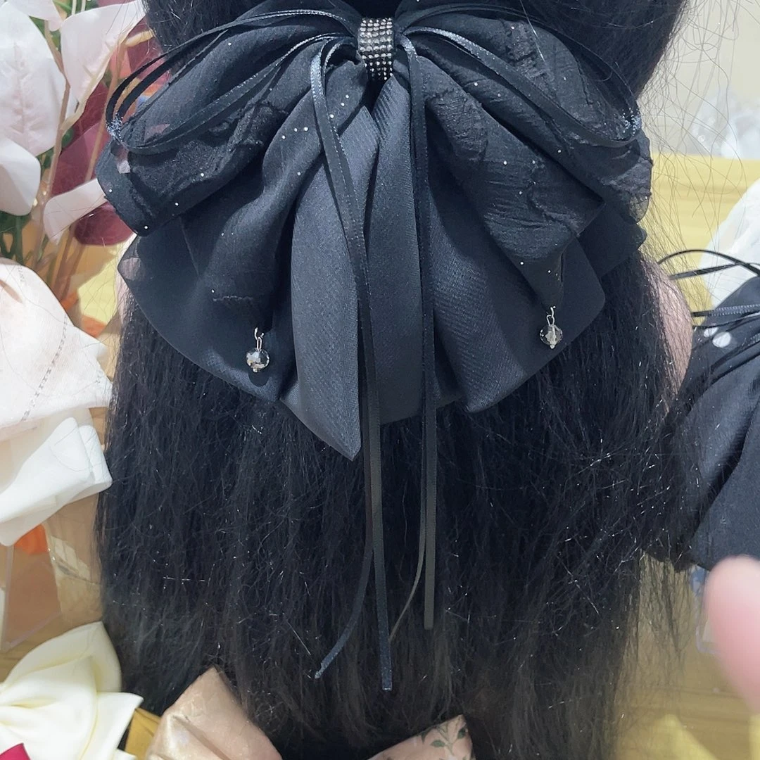 布艺铁合金蝴蝶结发夹