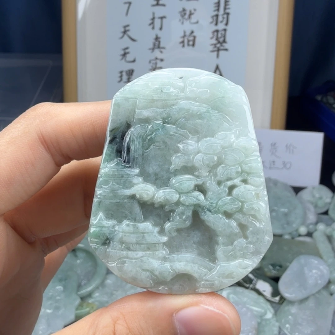 颈饰未镶嵌翡翠翡翠