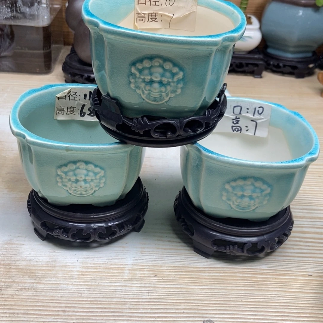 瓷片陶瓷花盆陶瓷艺术