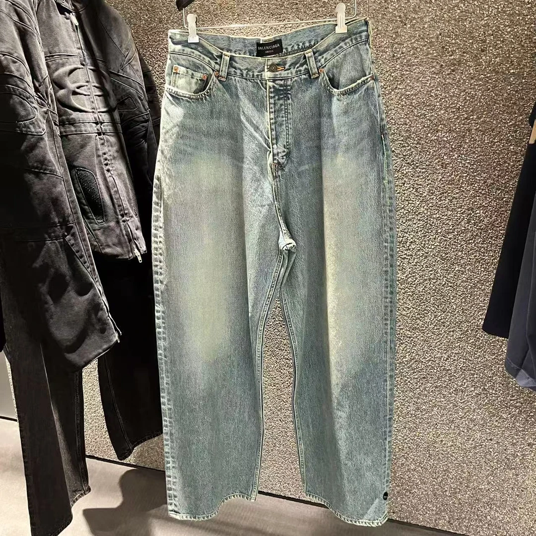 未使用 Balenciaga/巴黎世家 /GG/男士牛仔裤 福利款