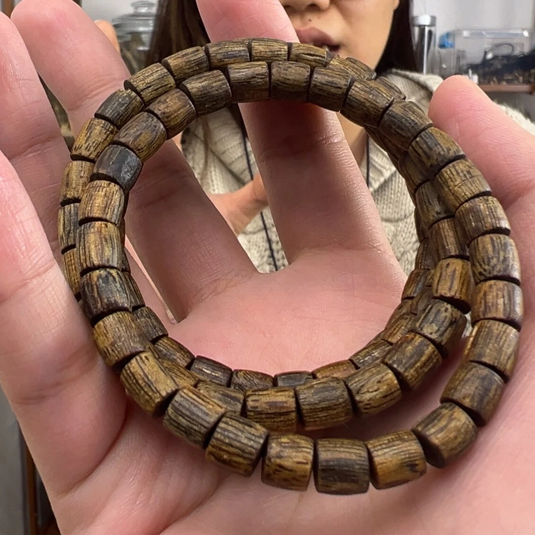 沉香碎屑沉香棋楠沉香桶珠