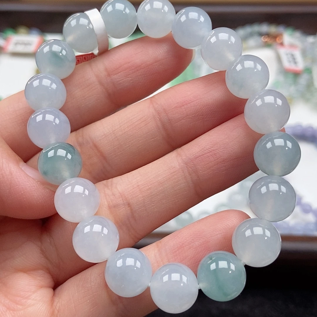 翡翠未镶嵌手串卡10